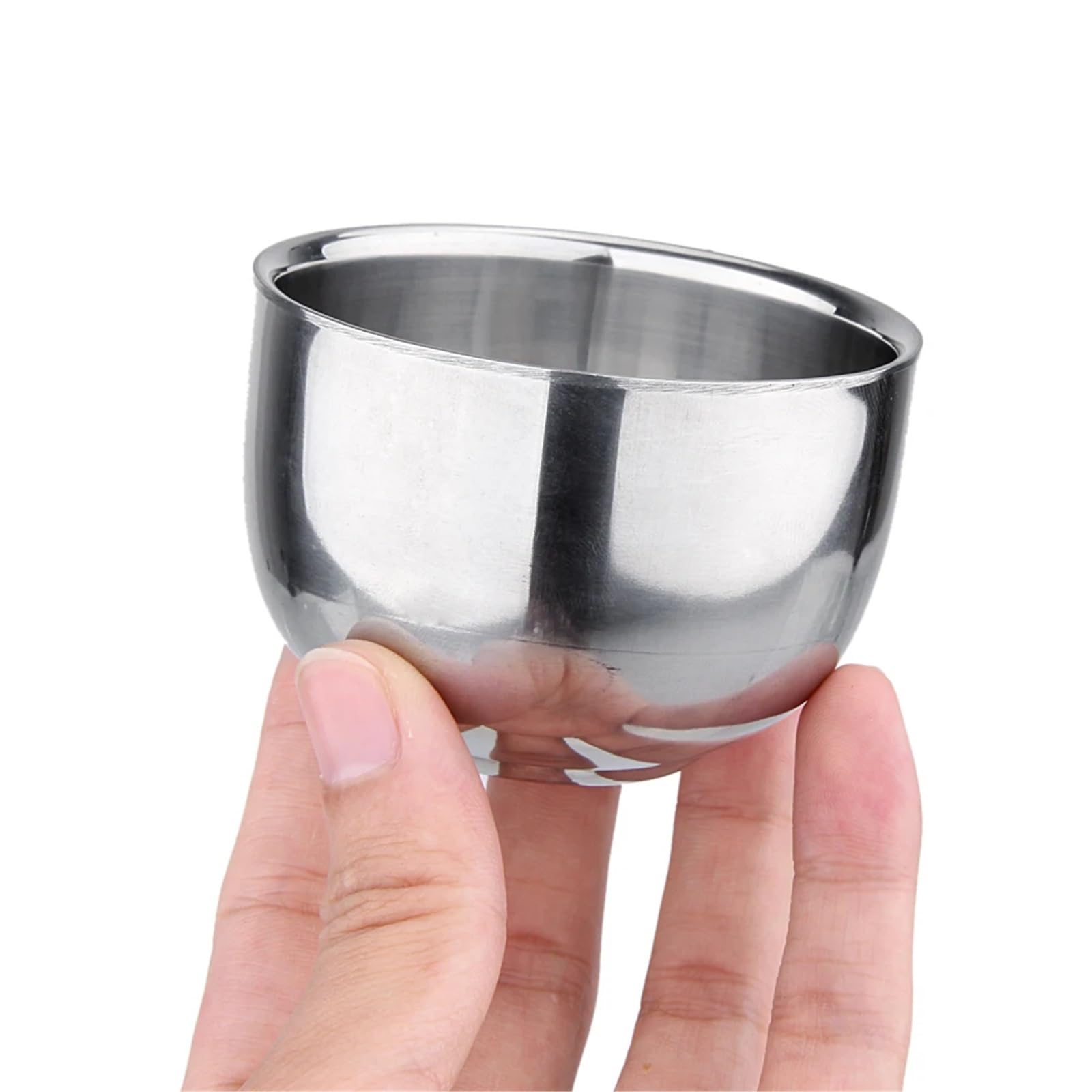 4 Uds. Tazas gruesas de acero inoxidable for café expreso, leche, vino, cerveza, vaso vidrio for Camping, agua, 120ML/200ML Para café y bebidas