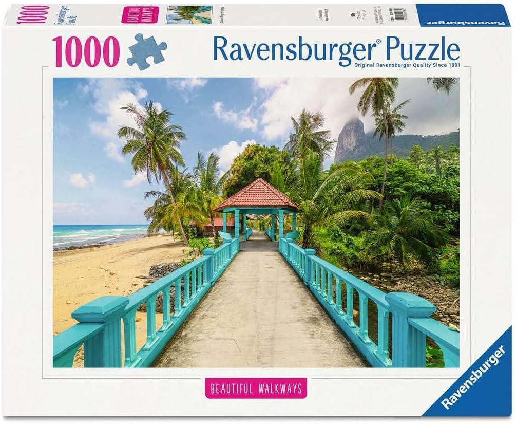 Ravensburger Colorful Bridge in Malaysia 1000 Piece Puzzle for Adults
