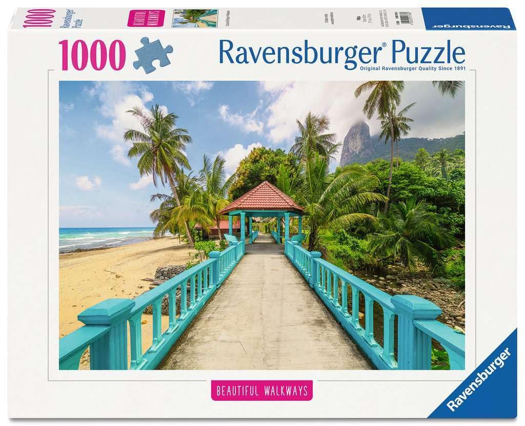 Ravensburger Colorful Bridge in Malaysia 1000 Piece Puzzle for