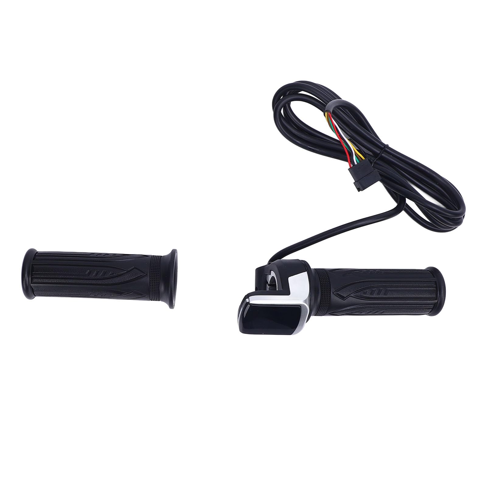 Poignée d'accélérateur pour vélo électrique 36 V avec Affichage de la Batterie Contrôle de Vitesse Sensible Performance Stable Ajustement Universel pour Guidon de 22,2 mm