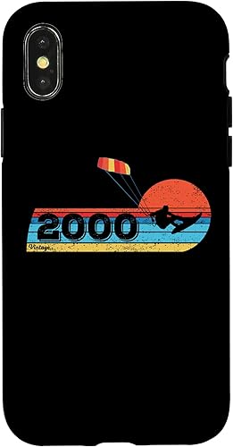 iPhone XXS Kitesurfer Kitesurfing Birthday Vintage 2000 born Kitesurf Case