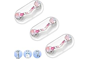 3-Pack Magnetic Flower Eyeglass Holder Pin