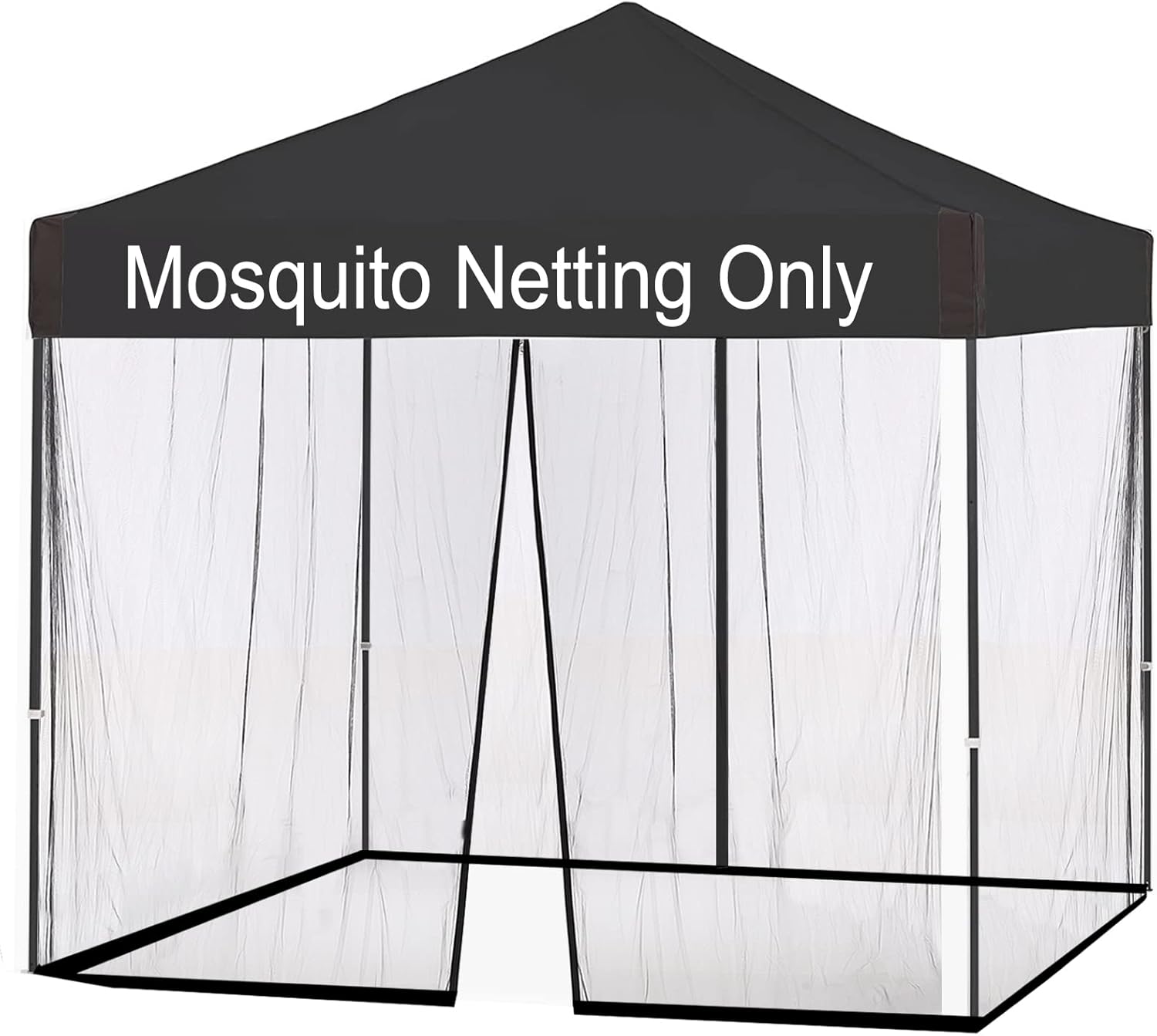 DOOSARG Mosquito Netting for Gazebo, 10x10 Mosquito Netting for Canopy