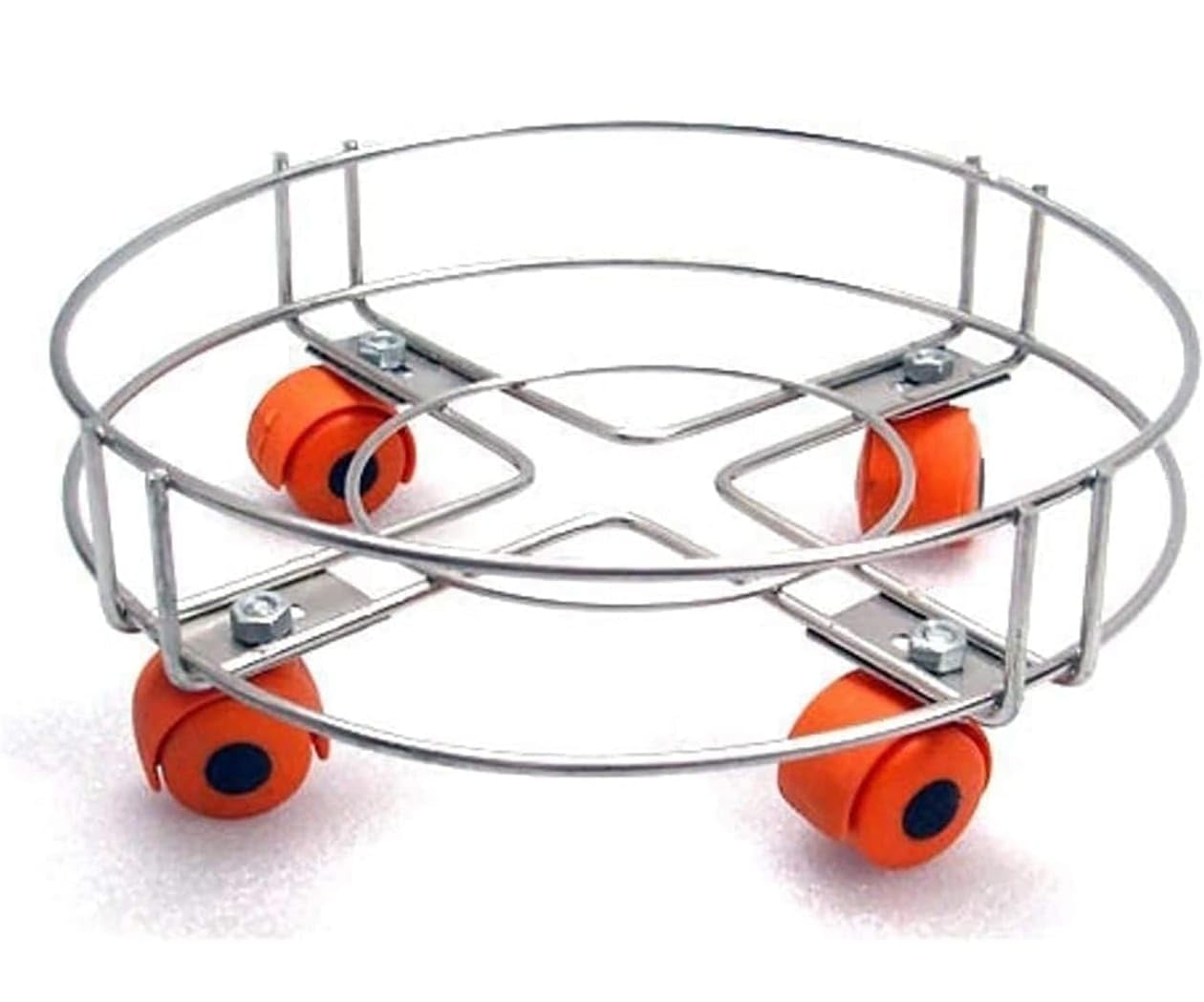 LPG Steel Cylinder Trolley with 4 Wheels (Pack of 2) – Heavy-Duty Rust-Proof Gas Cylinder Stand for Easy Movement | Strong Kitchen Gas Cylinder Trolley with Smooth Rolling Wheels & Stable Support-image-15