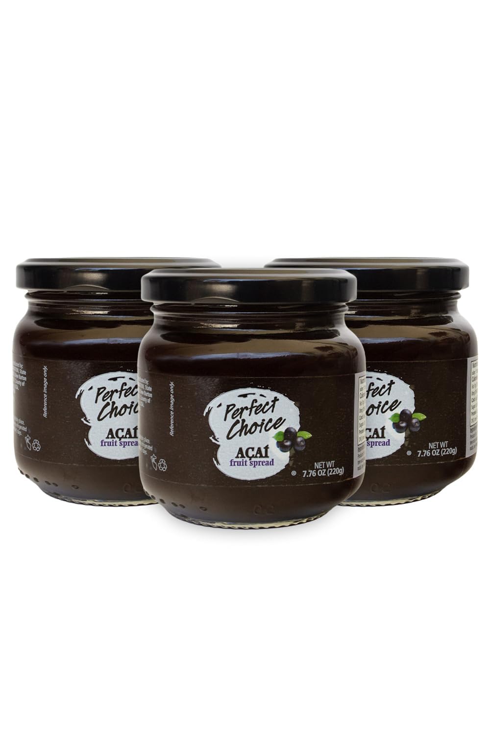 Perfect Choice Açaí Fruit Spread – Ready-to-Eat Spread for Smoothie Bowls, Toast, Yogurt & More – 7.76 oz