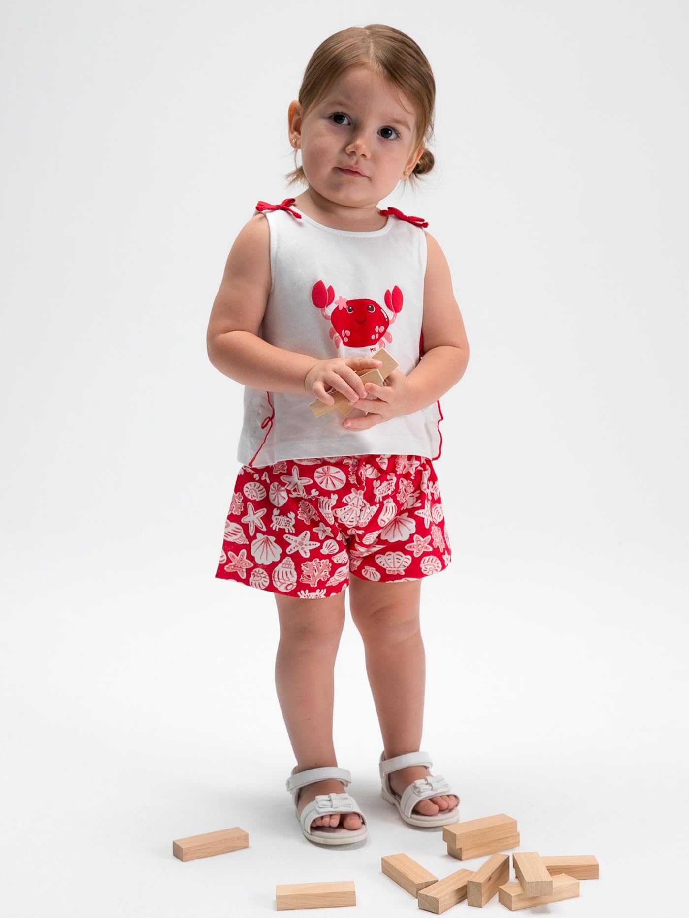 Mayoral Set Short für Baby - Mädchen Rot