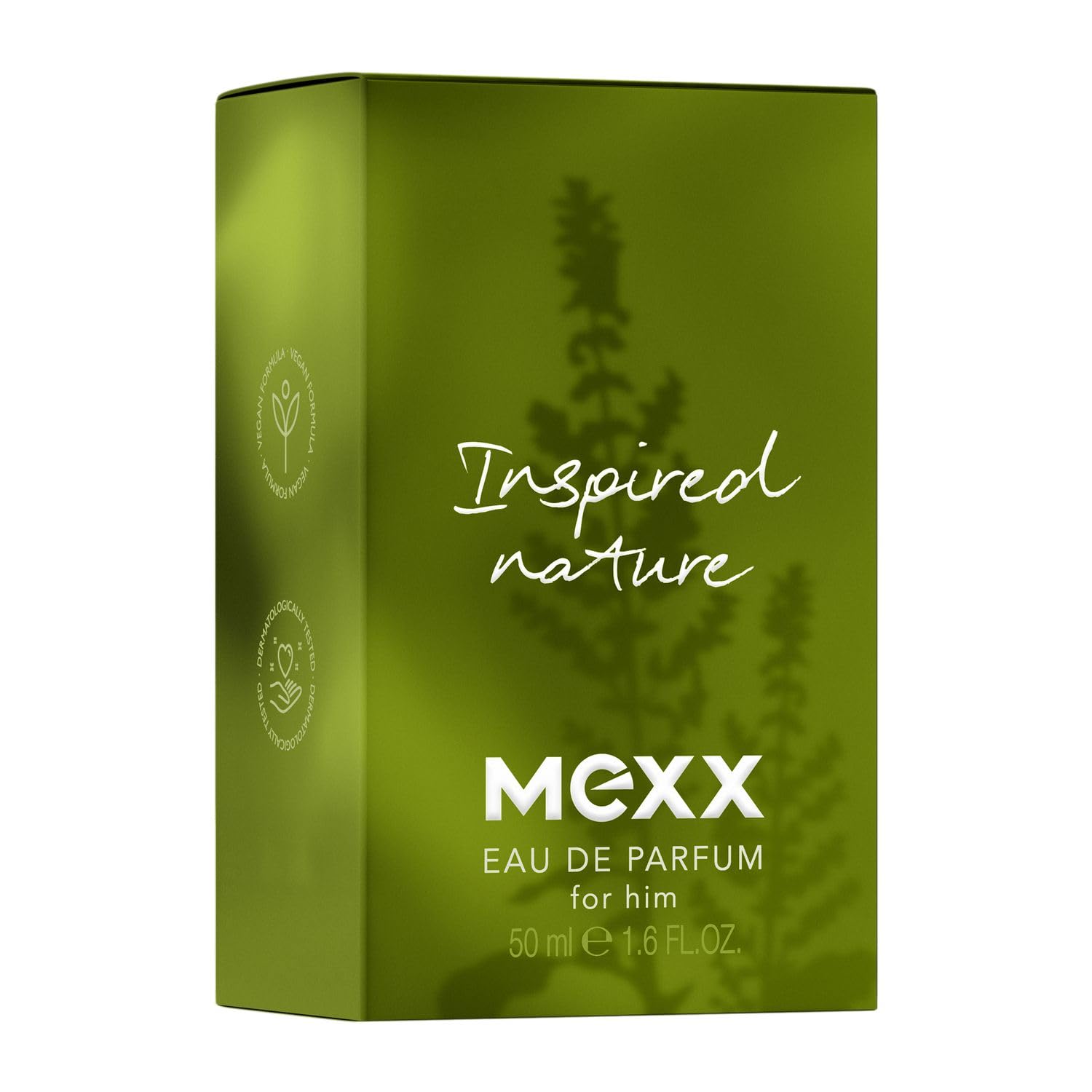 Mexx Inspired Nature Woda Perfumowana dla Mężczyzn o Cytrusowo-Drzewnym Zapachu, 50 ml