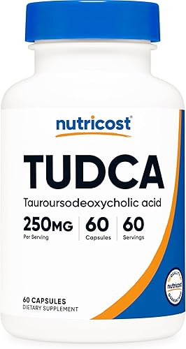 Tudca 0008 onzas 60 cápsulas àcido tauronesodeoxicólico de Nutricost 1 botella 1