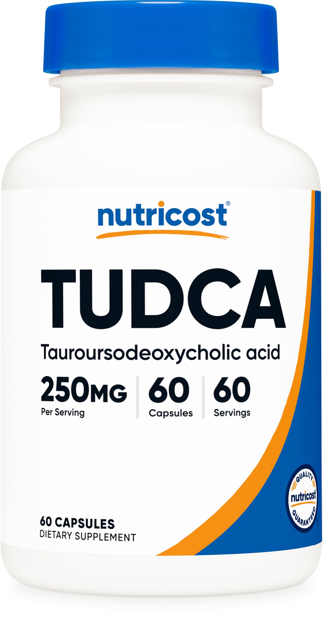 Nutricost TUDCA 250mg, 60 Capsules (Taurosodeoxycholic Acid) -