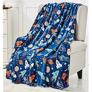 Rock Man Plush Fleece Throw Blanket (50" x 70") - Space Adventure Throw Blanket for Boys, Girls and Kids of Any Age Rock Man Plush Fleece Throw Blanket 50 x 70 Space Adventure Throw Blanket for Boys Girls and Kids of Any Age