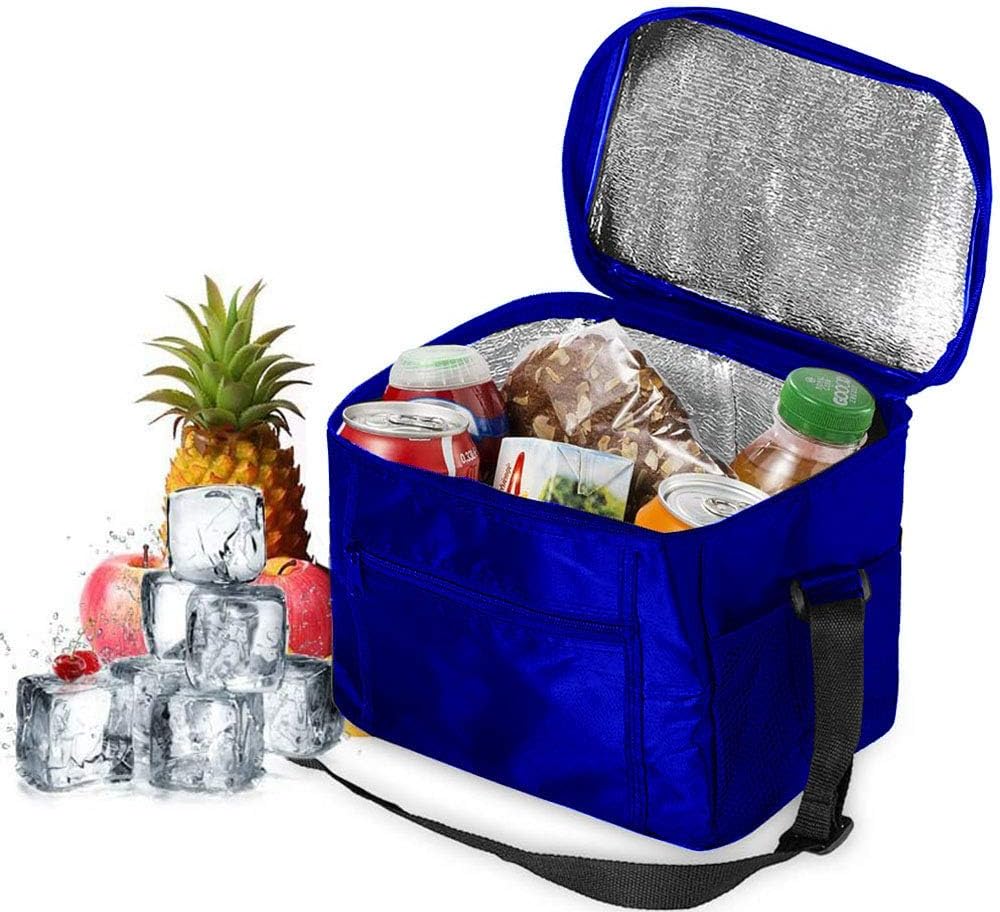 Picnic Cool Bag with Cutlery,Insulated Folding Picnic Bag Large