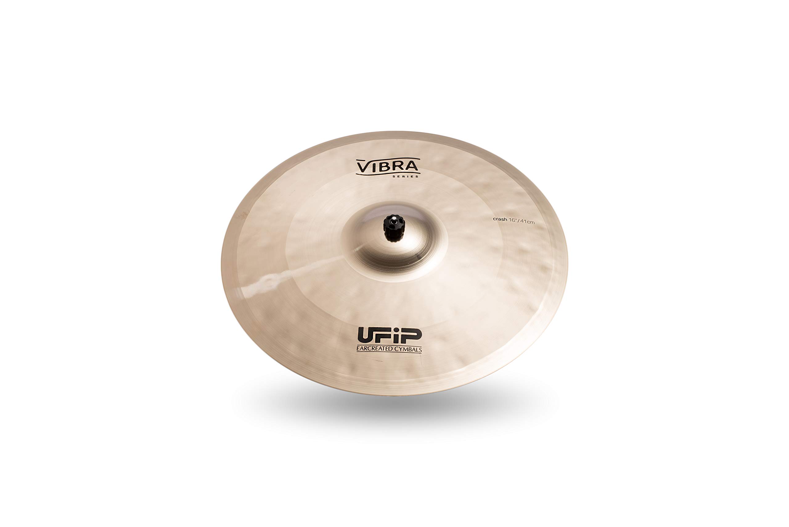 Ufip VB-16 Vibra Series 16 Inch Crash Cymbal l B20 Bronze Alloy l Hand-Crafted in Italy Since 1931 utilizing our Exclusive Rotocasting Process