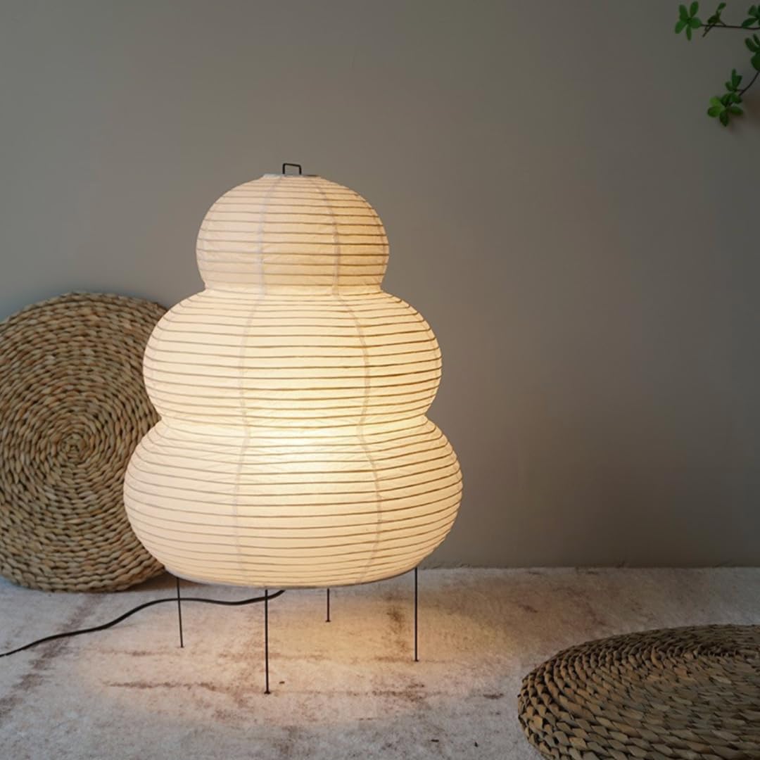 Lampada da tavolo in carta artistica Lampada da terra in carta stile Zen Lampada da terra decorativa Lampada da comodino Illuminazione Lampada da tavolo Luce notturna per camera da letto