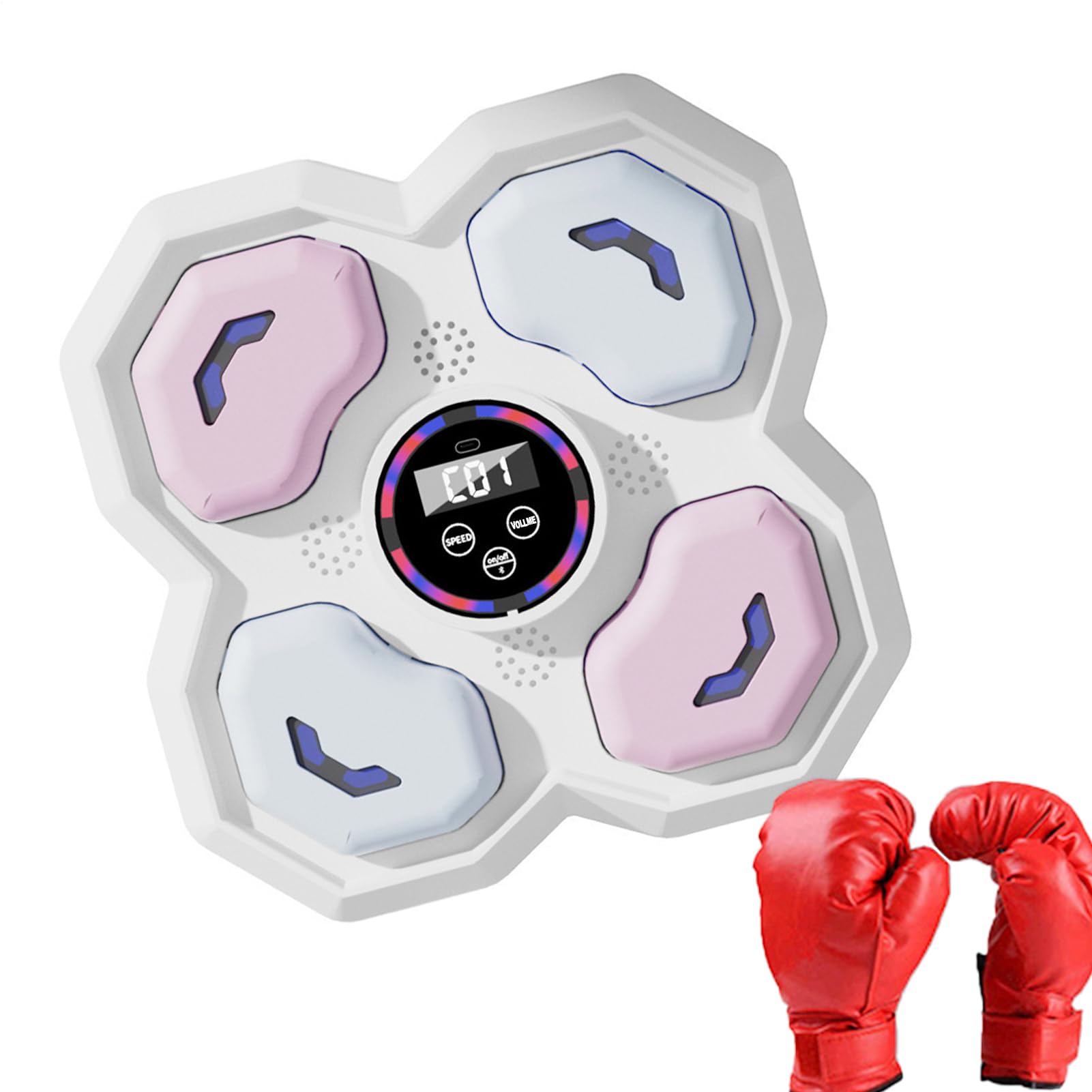 Allenatore di boxe intelligente - Attrezzature per il fitness indoor interattive,Dispositivo di allenamento di perforazione musicale intelligente,Per Giovani Adolescenti Famiglia E Amici Per La