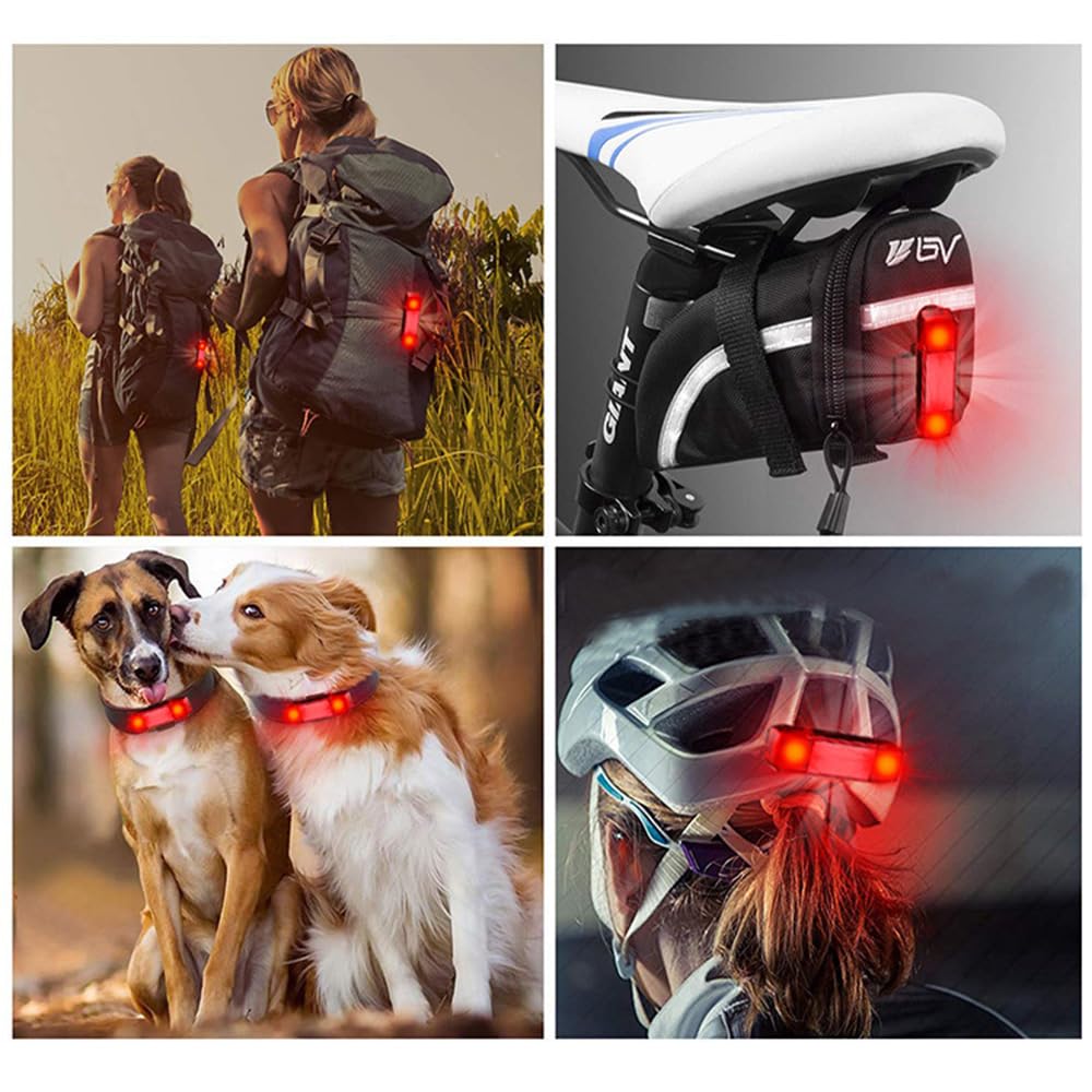 Luces traseras para Bicicleta con Carga USB, Luces para Bicicleta, Luces de Advertencia traseras para Bicicleta, Accesorios para Bicicleta