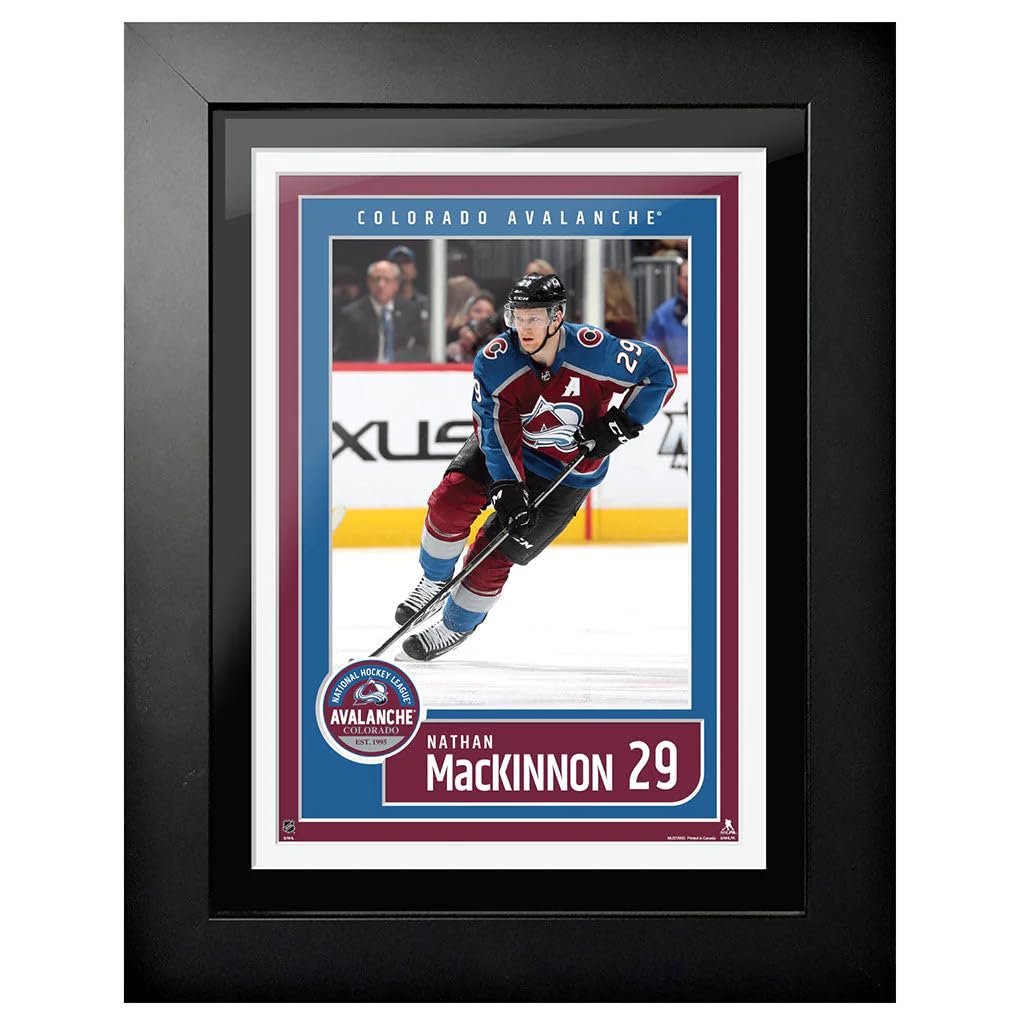 Colorado Avalanche Nathan MacKinnon Frame - 12