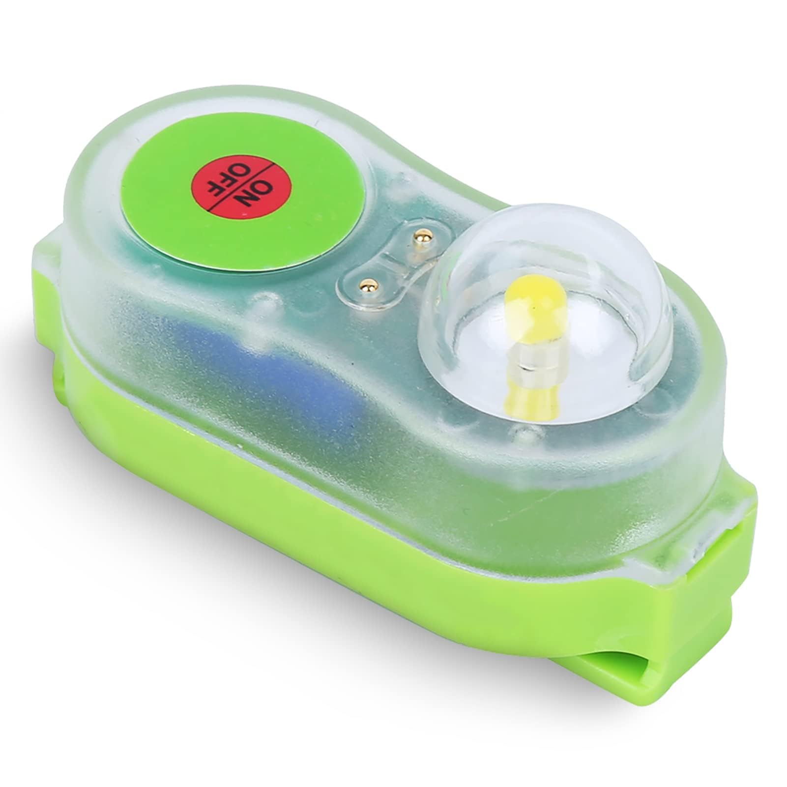 Life Jacket Light, 80mAh Lithium Battery Automatic Locator Life Jacket Strobe Light Activated Seawater Self Lighting High Intensity Beam Locator for Man Overboard Survival Vest (Green)