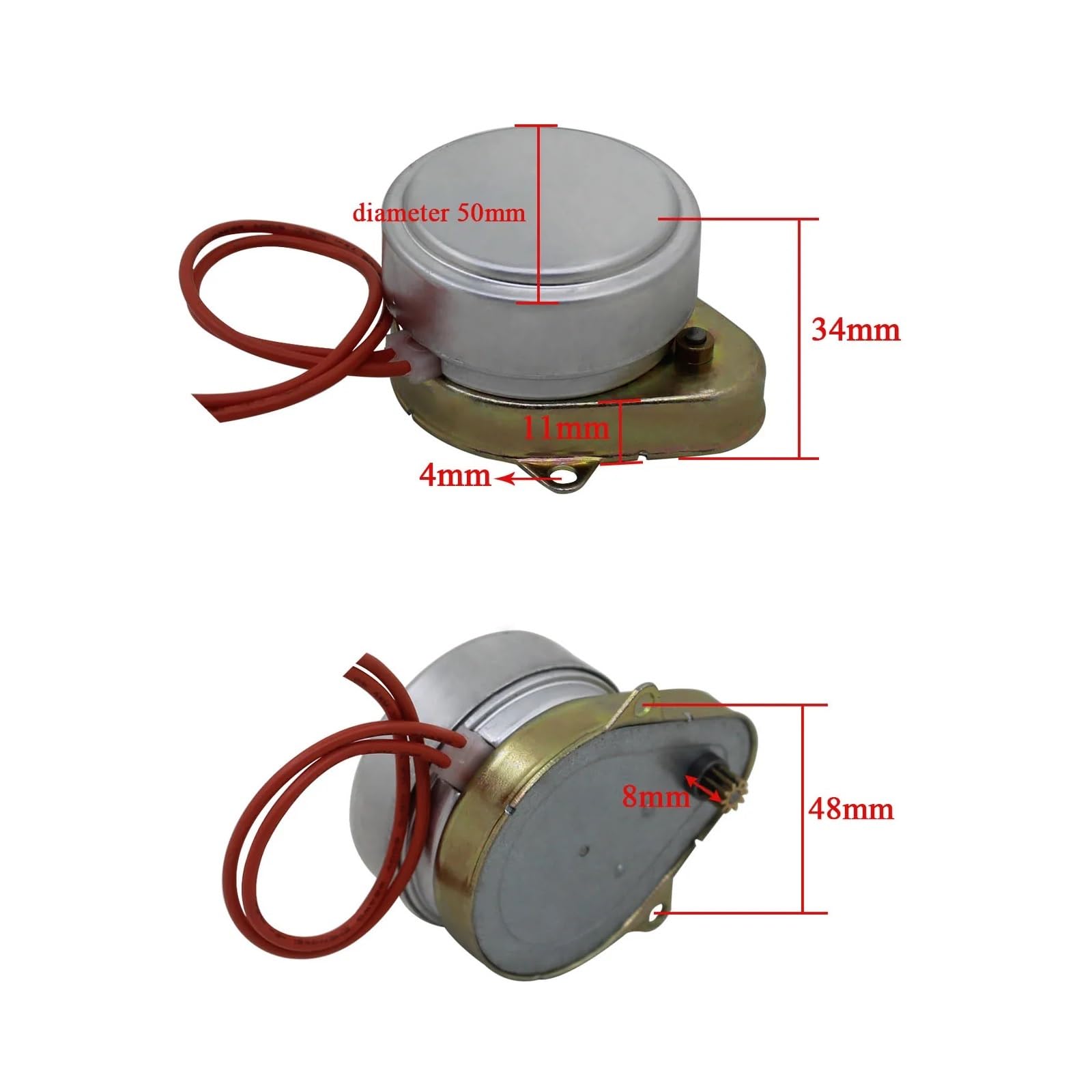 Motor síncrono de 220-240v, Repuesto de Motor síncrono for válvula de Zona del actuador, válvula de Bola motorizada eléctrica(5piece)