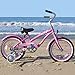 Firmstrong Bella Girl's Beach Cruiser Bike, Kids Single Speed Bicycle with Training Wheels, 16 Inch Wheels, Pink
