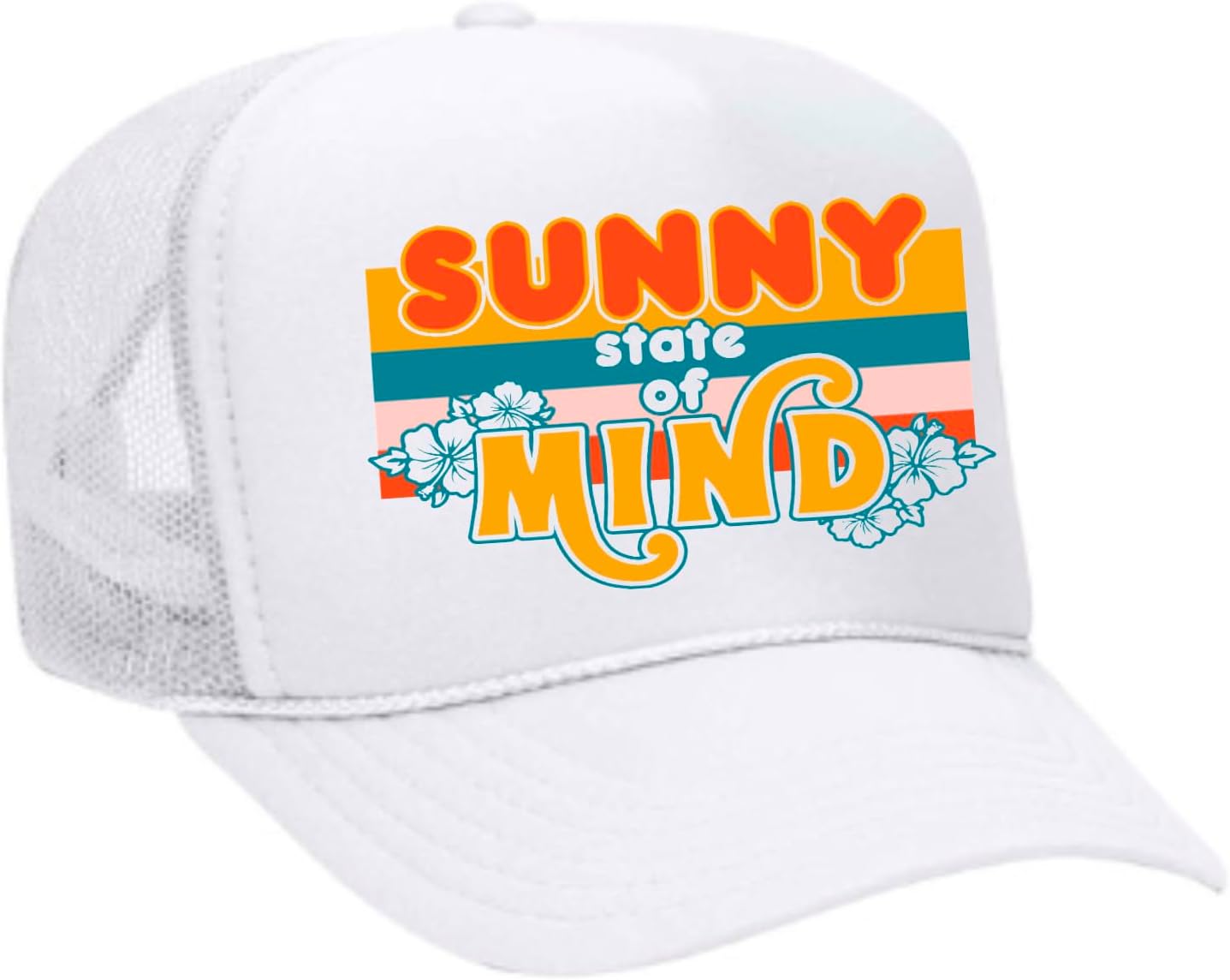 Sunny State of Mind Colorful Trucker hat