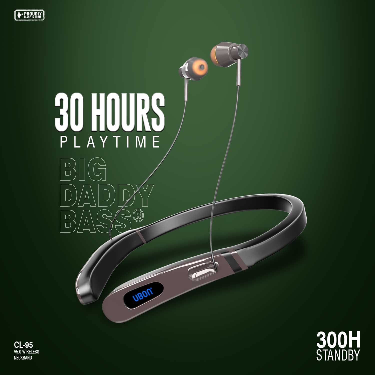 UBON Bluetooth Earphone CL-95 Glow Up 