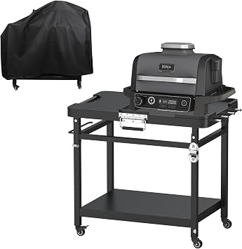 Foldable Cart for Ninja Woodfire Grill Stand OG700/OG800/OG900/OG321/OO101