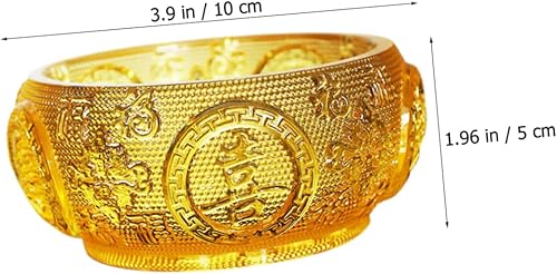 Miniatura 4 de Abaodam Suministros de altar de Cornucopia de cristal, decoración de Feng Shui, cuenco de riqueza Feng Shui, cuenco de riqueza para atraer riqueza,