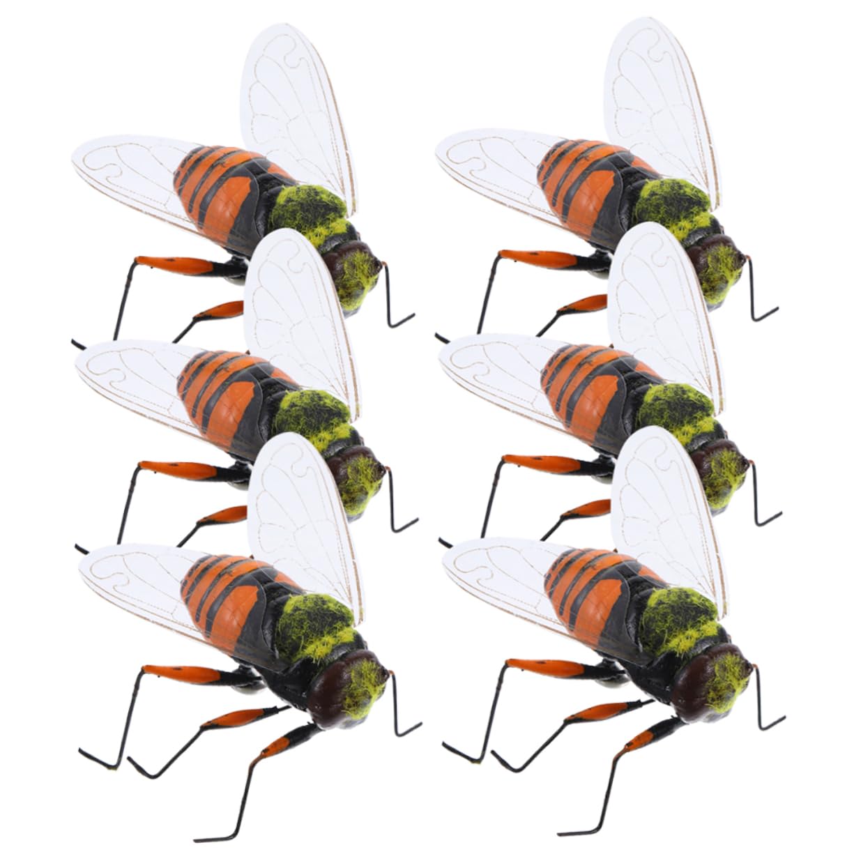 HEMOTON 24pezzi Modellini Api Per Decorazioni Da Giardino e Ufficio Simulazione Per Educazione e Fotografia Accessorio Didattico Per e Appassionati Insetti