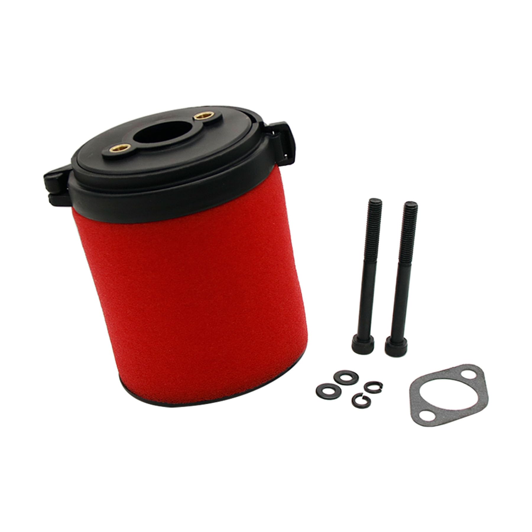 Luftfilter Set für 1/5 HPI KM ROVAN Baja 5B 5T 5SC 23cc-36cc Motorteile (Rot)