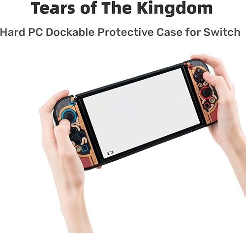 Miniatura 2 de Zelda - Funda protectora rígida de policarbonato compatible con Switch NS y Joy-Con, absorción de golpes y resistente a los arañazos de Zelda para
