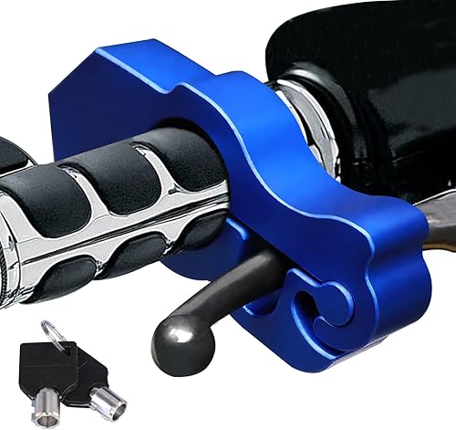 Bloqueo de motocicleta antirrobo bloqueo de agarre de bloqueo de manillar de aleación de aluminio CNC resistente para