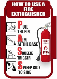 ORDERSHOCK How To Use Fire Extinguisher Sign Board For Schools, Hospitals, Hotels And Colleges AreaSign Board 8x5 Inches Price In India