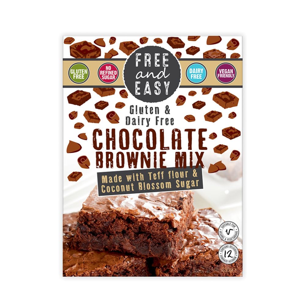 FREE & EASY Gluten & Dairy Free Brownie Mix 350g (PACK OF 1)