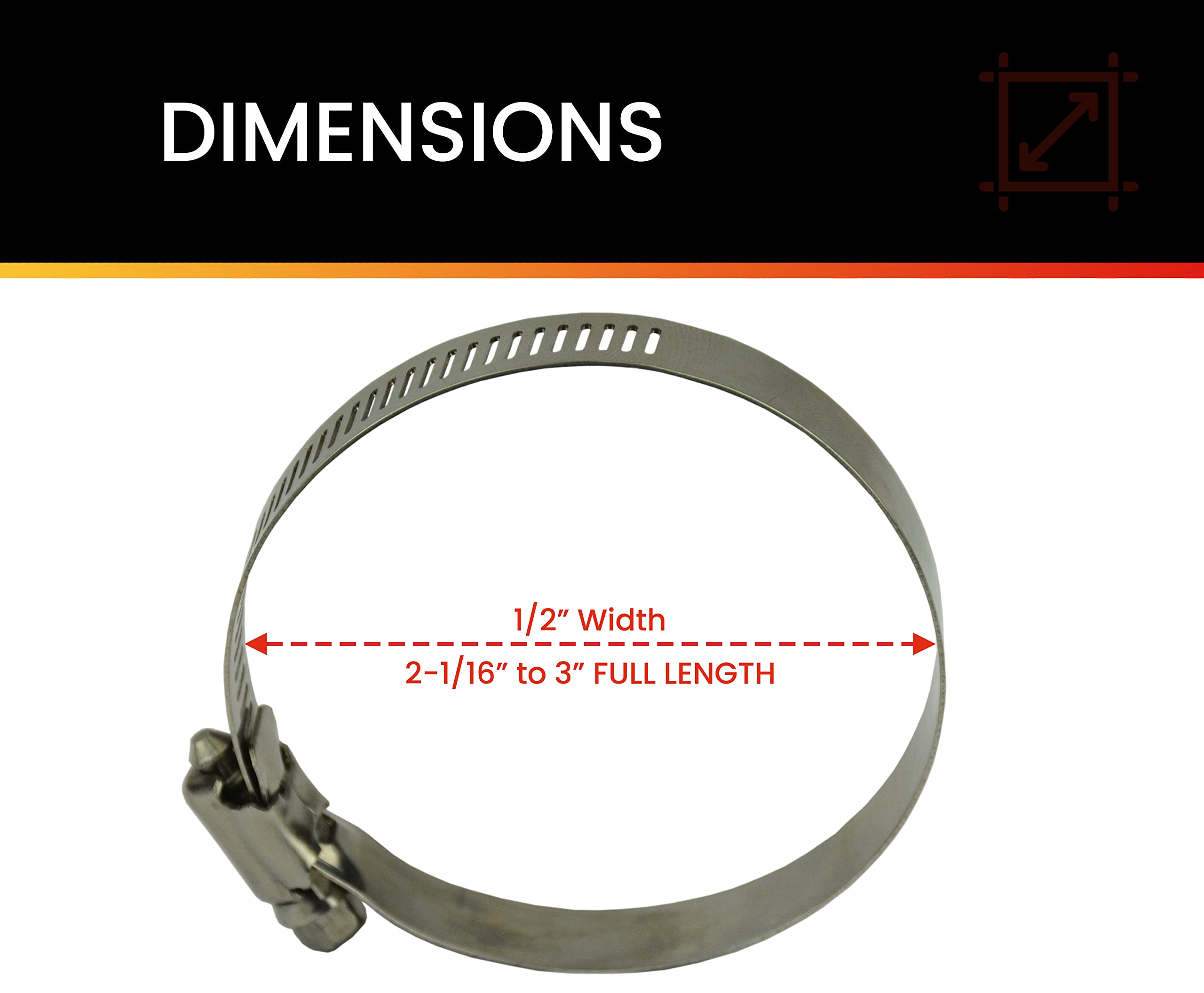 Watts AquaLock P-772 Stainless Steel Cinch Clamp for 3/4-Inch PEX Pipe, 10-Pack