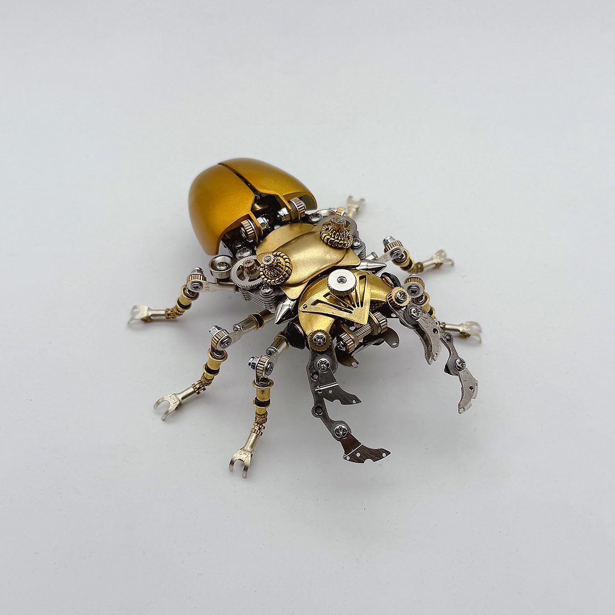 3D Metall Puzzle Insekten, Steampunk Bug Mechanisch Giraffen-Riesenbockkäfer Modellbausatz, DIY Montageblock Puzzle Geschenk Schreibtischdekoration (370 Teile)