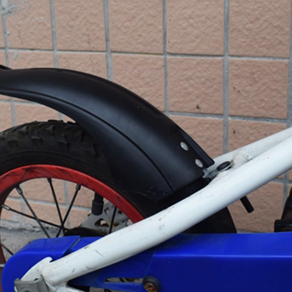 Parafango Set parafanghi per bici anteriori e posteriori parafango bici | Parafanghi per bicicletta regolabili neri da 2 pezzi antipioggia per 12/14/16/18/20 pollici