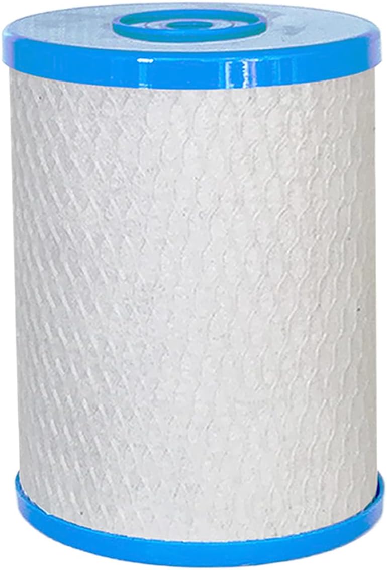 Replacement Water Filter Compatible with CB6 Carbon Block Filters for MP and MPC System, 0.5 Micron with 1/4" Female NPT, 4.5" Diameter, 6.5" Height, 1 PACK