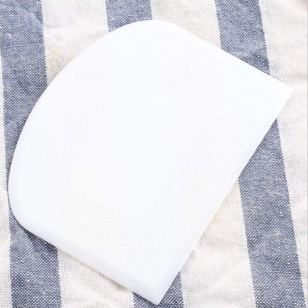 Set Da 10 Raschietti Per Impasto In Plastica PE, Flessibili E Morbidi, 11,4 X 9,9 Cm, Per Pane E Torte, Colori Bianco E Verde, Utensili Da Cucina