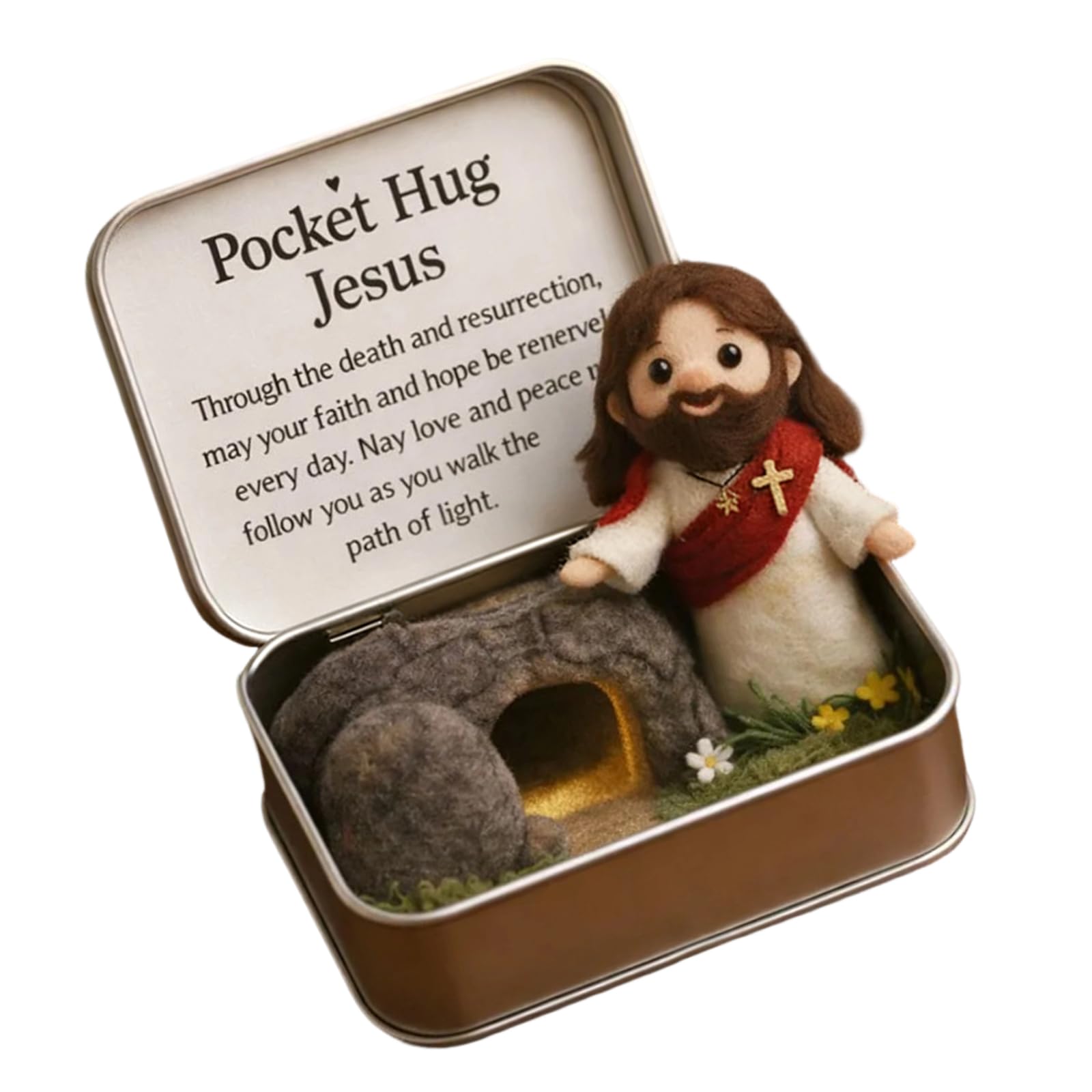ZEPFJHE Rabbits Embracing a Box Wonderful Easter Gift Holders and Desktop Decoration Items Easter Basket