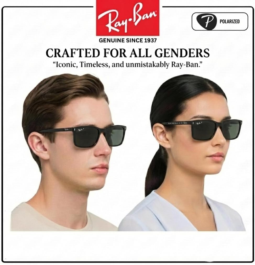 Ray-Ban RB4435 Rectangle Sunglasses with Official RAYBAN Eyewear Kit image 7