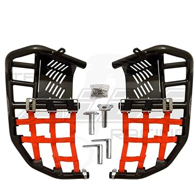 Yfz450r Nerf Bars Suzuki LTZ400 Nerf Bars - Black Aluminum With