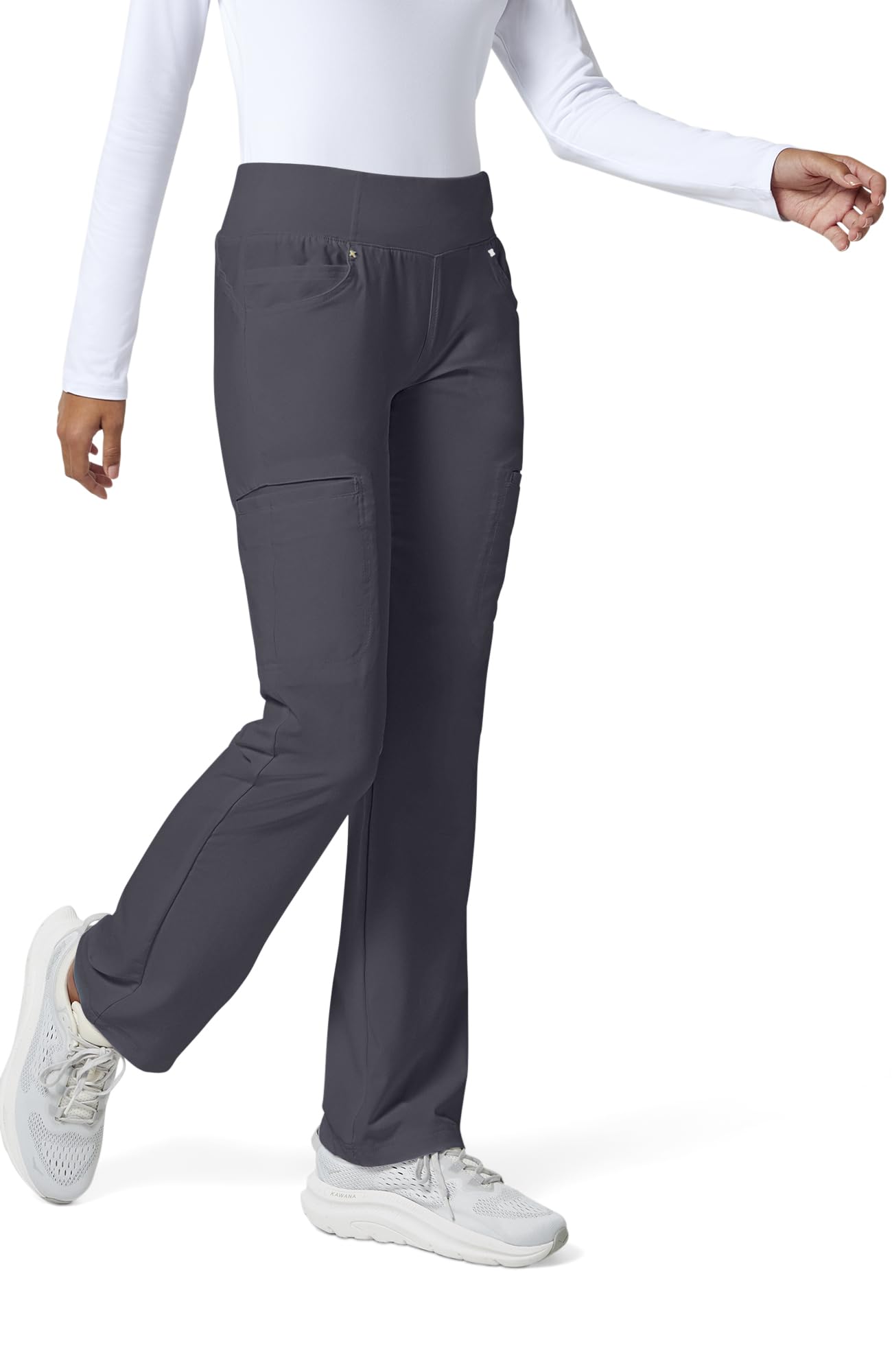 Cherokee Damen Medizinische Schlupfhose Iflex Mid Rise Straight Leg Schlupfhose