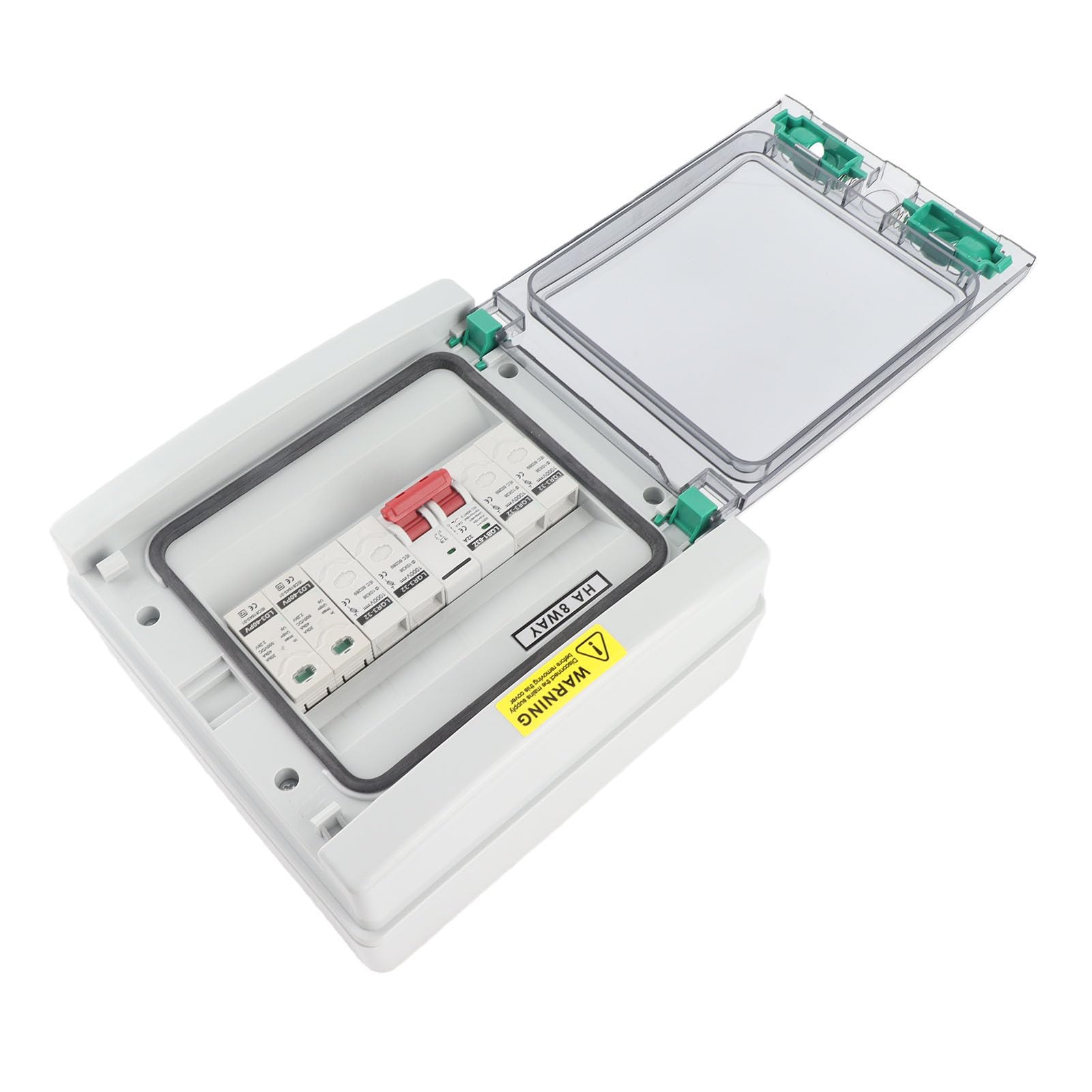 Walfront Caja Combinadora Fotovoltaica de 2 Cadenas, Impermeable, con