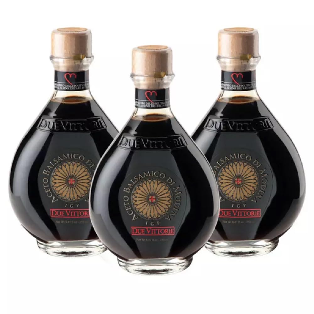 Tris Vinaigre Balsamique de Modena IGP Due Vittorie Oro 250 ml x 3