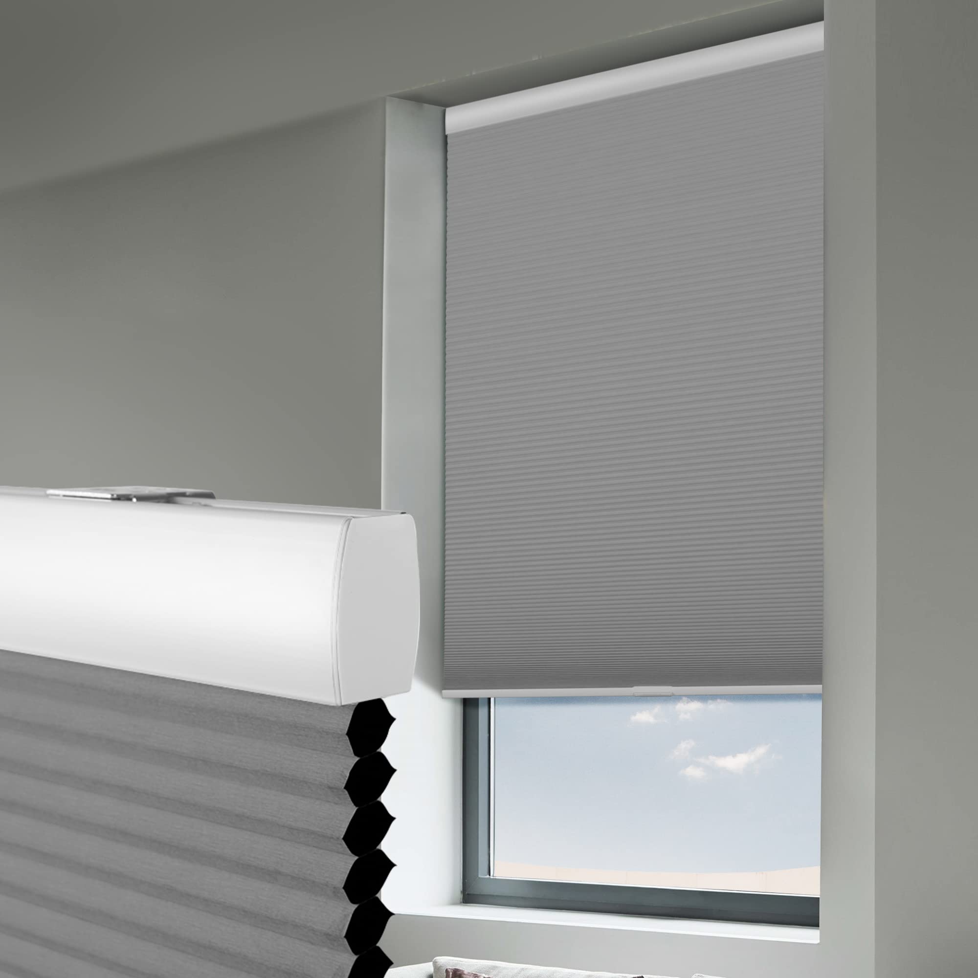 ブラックア BERISSA Blackout Cellular Shades Window Blinds Pull