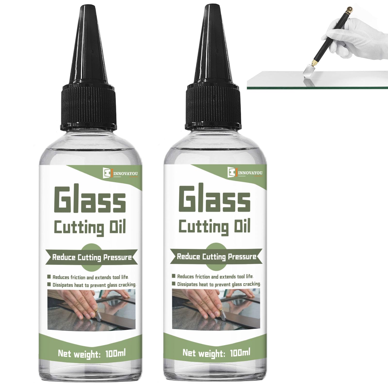 WAN2TLK Glass Cutting Oil 200ml, Suitable for All Glass Cutting Tools Tiles and Mirrors