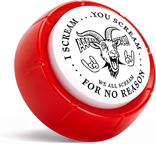Screaming Goat Toy Button, Wired Things Screaming Goat Desk Toy Prankster Stuff for Adults, Funny Gag Gifts for Men and Women