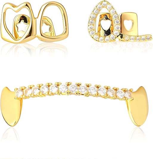 MemoReal Grillz Gold Plated Hip Hop Teeth Set Review
