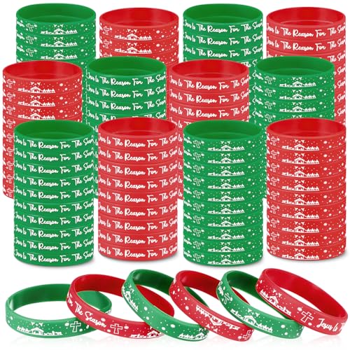 Bracelets de Noël en silicone parfaits pour vos décorations de fête d'hiver en famille
