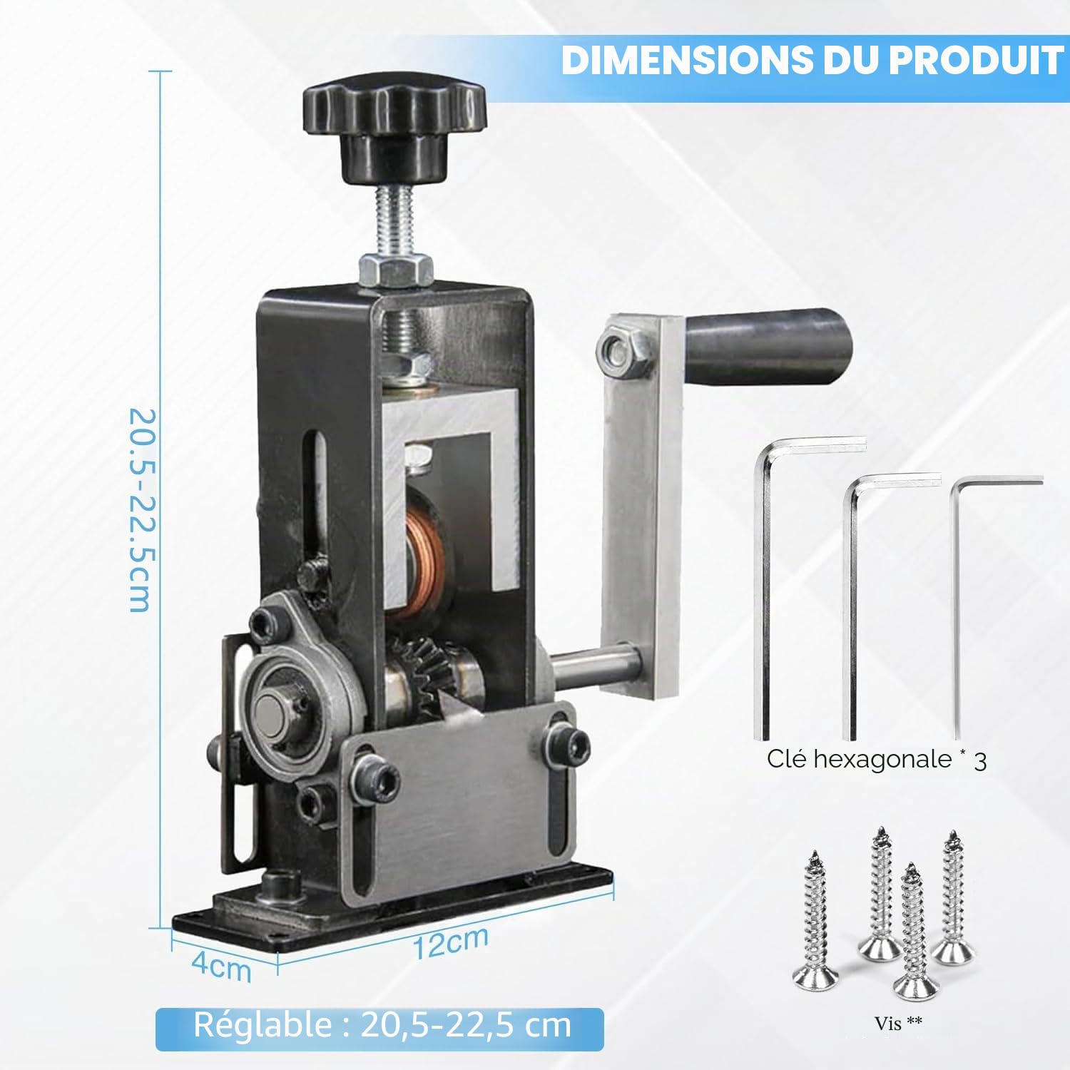 Machine à dénuder manuelle, outil de dénudage multifonction, pince à dénuder manuelle de 1 à 25 mm, machine à dénuder pour le recyclage des déchets de cuivre
